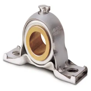 BALDOR / DODGE 035028 Journal Bearing Bronze Bushed, Bore Round, Steel | BD9XQF