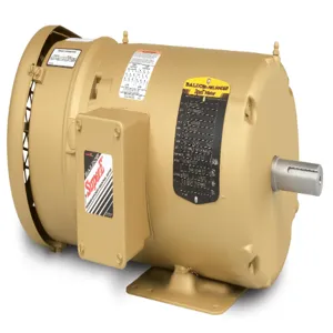 BALDOR MOTOR EBM3615T Brake Motor, 230/460V, 1800 RPM, 60 Hz, 5 hp, 3 Phase TEFC, 184T Frame | AJ6QYK