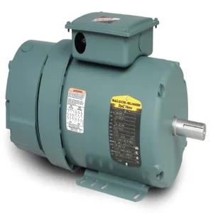 BALDOR MOTOR EBM3558T-D D-series Brake Motor, 230/460V, 1800 RPM, 60 Hz, 2 hp, TEFC, 145TY Frame | AJ6QXX