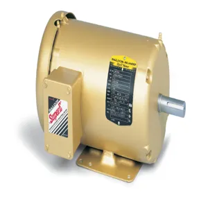 BALDOR MOTOR EM3554T-5 Three Phase Enclosed Motor, 575V, 1800 RPM, 60 Hz, 1.5 hp, TEFC, 145T Frame | AJ6TZK