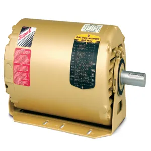 BALDOR MOTOR ERM3158TA Fan And Blower Motor, 230/460V, 3600 RPM, 60 Hz, 3 hp, 3 Phase, ODP, 145TY Frame | AJ6VGQ