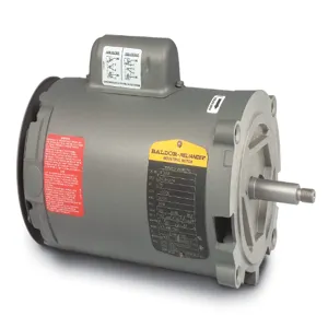 BALDOR MOTOR JL1304A Jet Pump Motor, 115/230V, 1800 RPM, 60 Hz, 0.5 hp, 1 Phase ODP, 56J Frame | AJ6WPN