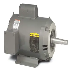 BALDOR MOTOR JML1406T JM Close Coupled Motor, 3600 RPM, 60 Hz, 3 hp, 1 Phase, ODP, 182JM Frame | AJ6WTA