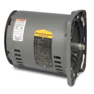 BALDOR MOTOR JSM3115 Square Flange Pump Motor, 230/460V, 3600 RPM, 60 Hz, 1 hp, ODP, 56YZ Frame | AJ6WUR