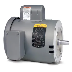 BALDOR MOTOR KL1200 Single Phase Open Motor, 115/230V, 1800 RPM, 60 Hz, 0.16 hp, ODP, 56C Frame | AJ6WVJ