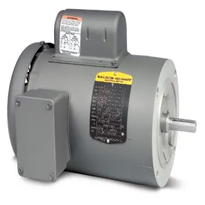 BALDOR MOTOR VL3510T Single Phase Motor, 115/230V, 1800 RPM, 60 Hz, 1 hp, TEFC, 143TC Frame | AJ6ZBD