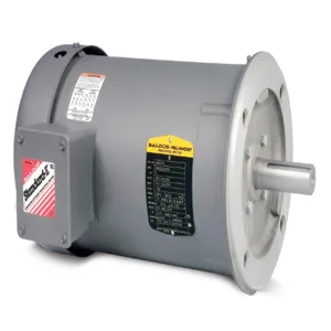 BALDOR MOTOR VM3543 Three Phase Enclosed Motor, 230/460V, 1200 RPM, 60 Hz, 0.75 hp, TEFC, 56C Frame | AJ6ZDZ