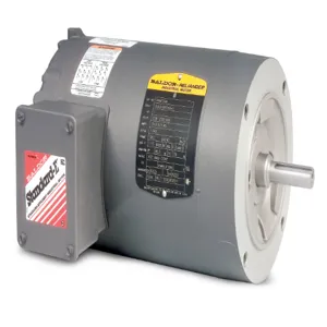 BALDOR MOTOR KNM3454 Three Phase Enclosed Motor, 208-230/460V, 1800 RPM, 60 Hz, 0.25 hp, TENV, 56C Frame | AJ6WVU