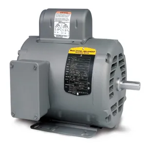 BALDOR MOTOR L1318TM Single Phase Motor, 115/230V, 1800 RPM, 60 Hz, 1 hp, ODP, 143T Frame | AJ6WWV