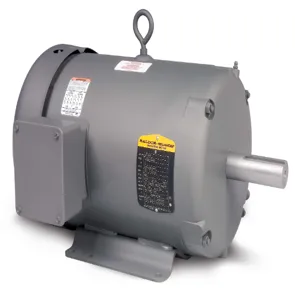 BALDOR MOTOR EM3615T-57 Three Phase Motor, 1500 RPM, 50 Hz, 5 hp, TEFC, 184T Frame | AJ6XJQ