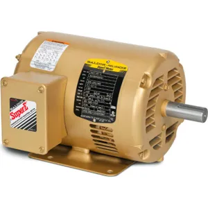 BALDOR MOTOR CEM31107 Three Phase Open Motor, 230/460V, 3600 RPM, 60 Hz, 0.5 hp, ODP, 56C Frame | AJ6PMB