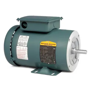 BALDOR MOTOR CEUHM3554 Brake Motor, 230/460V, 1800 RPM, 60 Hz, 1.5 hp, 3 Phase, TEFC, 56C Frame | AJ6PZD