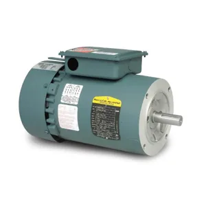 BALDOR MOTOR VEBM3546-5S Short Series Brake Motor, 575V, 1800 RPM, 60 Hz, 1 hp, TEFC, 56C Frame | AJ6YED