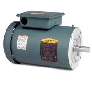 BALDOR MOTOR VEUHM3558 Three Phase Enclosed Motor, 230/460V, 1800 RPM, 60 Hz, 2 hp, TEFC, 56C Frame | AJ6YWL