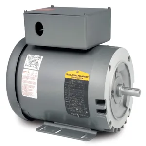 BALDOR MOTOR PCL1327M Pressure Washer Motor, 230V, 3600 RPM, 60 Hz, 5 hp, 1 Phase, ODTF, 56HCY Frame | AJ6XXU