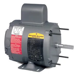 BALDOR MOTOR PSC3524A Direct Drive Fan Motor, 115/230V, 1800 RPM, 60 Hz, 0.5 hp, TEAO, 48Z Frame | AJ6XYE