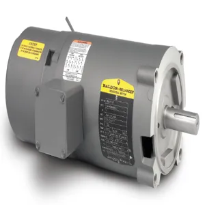 BALDOR MOTOR VBM3112 Brake Motor, 230/460V, 1800 RPM, 60 Hz, 0.75 hp, 3 Phase, ODP, 56C Frame | AJ6YDB