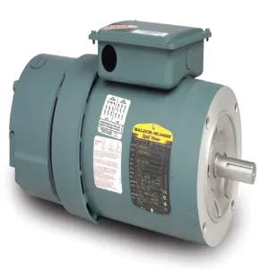 BALDOR MOTOR VEBM3558T-5D Three Phase Brake Motor, 575V, 1800 RPM, 60 Hz, 2 hp, TEFC, 145TC Frame | AJ6YFA