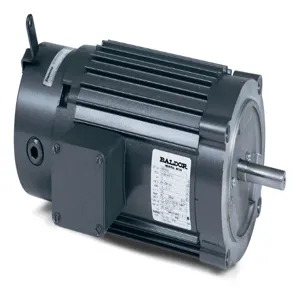 BALDOR MOTOR VRBM3554T High Cycle Brake Motor, 230/460V, 1800 RPM, 60 Hz, 1.5 hp, TEFC, 145TC Frame | AJ6ZGT