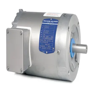 BALDOR MOTOR VSWDM3542 Paint Free Motor, 230/460V, 1800 RPM, 60 Hz, 0.75 hp, 3 Phase, TENV, 56C Frame | AJ6ZJZ