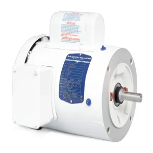 BALDOR MOTOR VWDL3514 White Washdown Motor, 115/230V, 1800 RPM, 60 Hz, 1.5 hp, TEFC, 56C Frame | AJ6ZKM