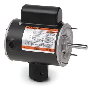 BALDOR MOTOR YPC245A Direct Drive Fan Motor, 115V, 1800 RPM, 60 Hz, 0.33 hp, 1 Phase, TEAO, 56YZ Frame | AJ6ZMM