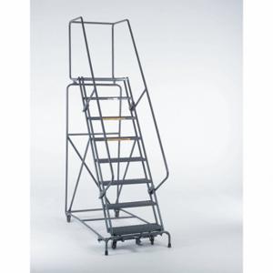 BALLYMORE 093214R Rolling Ladder, 90 Inch Platform Height, 14 Inch Platform Depth, 24 Inch Platform Width | CN9CDJ 8Z807
