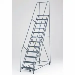 BALLYMORE 123214X Rolling Ladder, 120 Inch Platform Height, 14 Inch Platform Depth, 24 Inch Platform Width | CN9BWA 9DN92