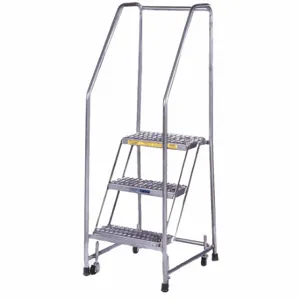 BALLYMORE A3SHG Rolling Ladder, 28 1/2 Inch Platform Height, 10 Inch Platform Depth | CN9BXX 9UEE1