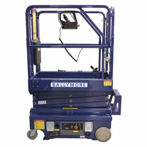 BALLYMORE DMSL-10 Scissor Lift, Drive, Battery, 500 Lb Load Capacity, 6 ft 1 Inch Closed Height | CN9BHG 45FF19