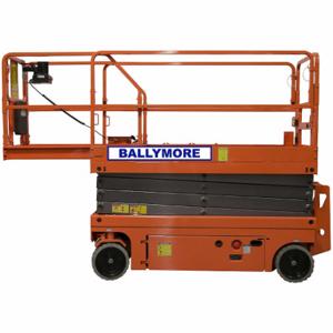 BALLYMORE DMSL-26 Scissor Lift, Drive, Battery, 500 Lb Load Capacity, 7 ft 8 Inch Closed Height | CN9BHC 45FF22