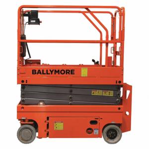 BALLYMORE DMSL-26(W) Scissor Lift, Drive, Battery000 Lb Load Capacity, 7 ft 8 Inch Closed Height | CN9BHH 53DN31