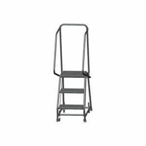 BALLYMORE H318P Rolling Ladder, 28 1/2 Inch Height, 10 Inch Depth, 16 Inch Width | CN9BXQ 9E384