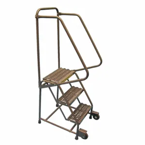 BALLYMORE H318TRG GREY Tilt and Roll Ladder, 28 1/2 Inch Size Platform Height, 10 Inch Size Platform Dp | CN9CZC 8EP56