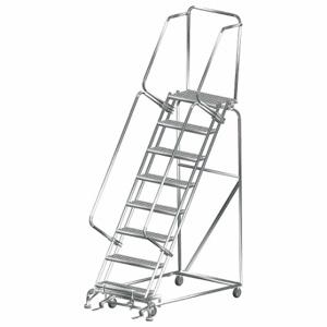 BALLYMORE SS083214G Lockstep Roll Ladder, T304 Steel, 80 Inch Height | CN9CVT 41LE36