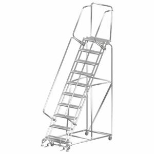 BALLYMORE SS103214G Lockstep Roll Ladder, T304 Steel, 100 Inch Height | CN9BKU 41LE40