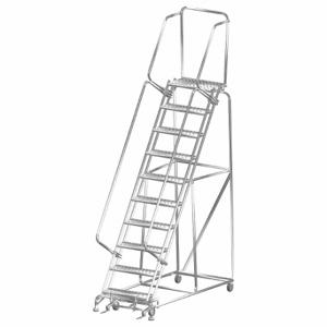 BALLYMORE SS103214P Lockstep Roll Ladder, T304 Steel, 100 Inch Height | CN9BKV 41LE41