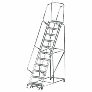 BALLYMORE SS113214G Lockstep Roll Ladder, T304 Steel, 110 Inch Height | CN9BKW 41LE42