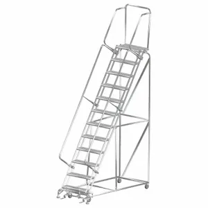 BALLYMORE SS123214G Lockstep Roll Ladder, T304 Steel, 120 Inch Height | CN9BKY 41LE44