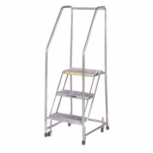 BALLYMORE SS320P Rolling Ladder, T304 Steel, 28-1/2 Inch Height | CN9CMJ 41LE51