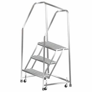 BALLYMORE SS330G Rolling Ladder, T304 Steel, 28-1/2 Inch Height | CN9CMG 41LE52