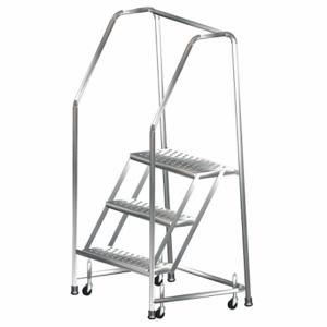 BALLYMORE SS330P Rolling Ladder, T304 Steel, 28-1/2 Inch Height | CN9CME 41LE53