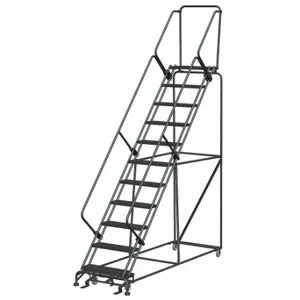 BALLYMORE SW1132P Rolling Ladder, 110 Inch Platform Height, 14 Inch Platform Depth, 24 Inch Platform Width | CN9BVC 9JAM3