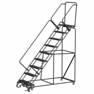 BALLYMORE SW932P Rolling Ladder, 90 Inch Platform Height, 14 Inch Platform Depth, 24 Inch Platform Width | CN9CDN 8YCL4