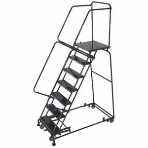 BALLYMORE WA-073221R Rolling Ladder, 70 Inch Platform Height, 21 Inch Platform Depth, 24 Inch Platform Width | CN9CBH 41LF52