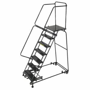BALLYMORE WA-073221P Rolling Ladder, 70 Inch Platform Height, 21 Inch Platform Depth, 24 Inch Platform Width | CN9CXR 6CEK2