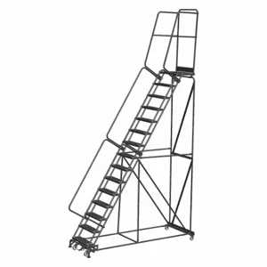 BALLYMORE WA-154021R Rolling Ladder, 150 Inch Platform Height, 21 Inch Platform Depth, 24 Inch Platform Width | CN9BXE 41LG69