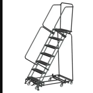 BALLYMORE WA-AD-073214R Lockstep Rolling Ladder, Steel, 70 Inch Height | CN9BPN 41LG91