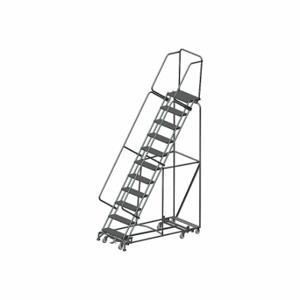 BALLYMORE WA-AD-113214P Rolling Ladder, 110 Inch Platform Height, 14 Inch Platform Depth, 24 Inch Platform Width | CN9CUM 9EVY1