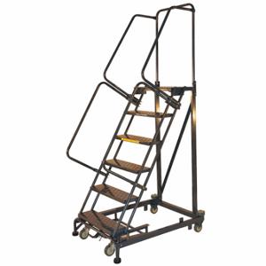 BALLYMORE WA-ML063214G Rolling Ladder, 60 Inch Platform Height, 14 Inch Platform Depth, 24 Inch Platform Width | CN9CAE 41LH36